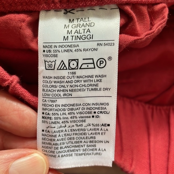 Old Navy wide leg linen blend pants - Picture 5 of 5